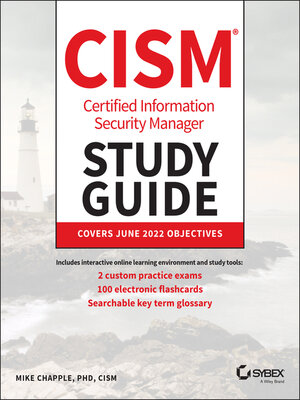 cover image of CISM Certified Information Security Manager Study Guide